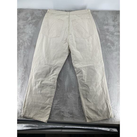 MNML Beige Tactical Cargo Pants Multi-Pocket Utility Streetwear Size 36 - Picture 3 of 8